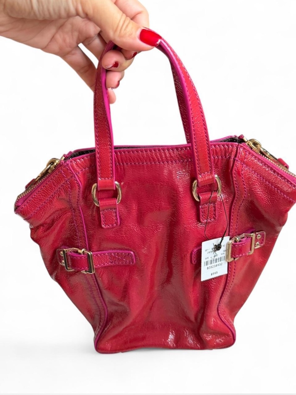 Rare Vintage YSL Downtown Mini Tote Bag – Fuchsia Purple Patent Leather